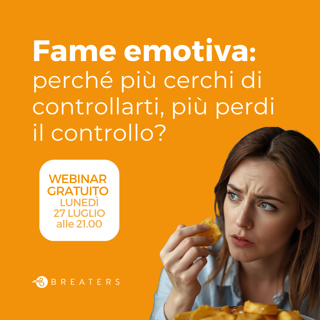 Fame emotiva: partecipa al webinar gratuito
