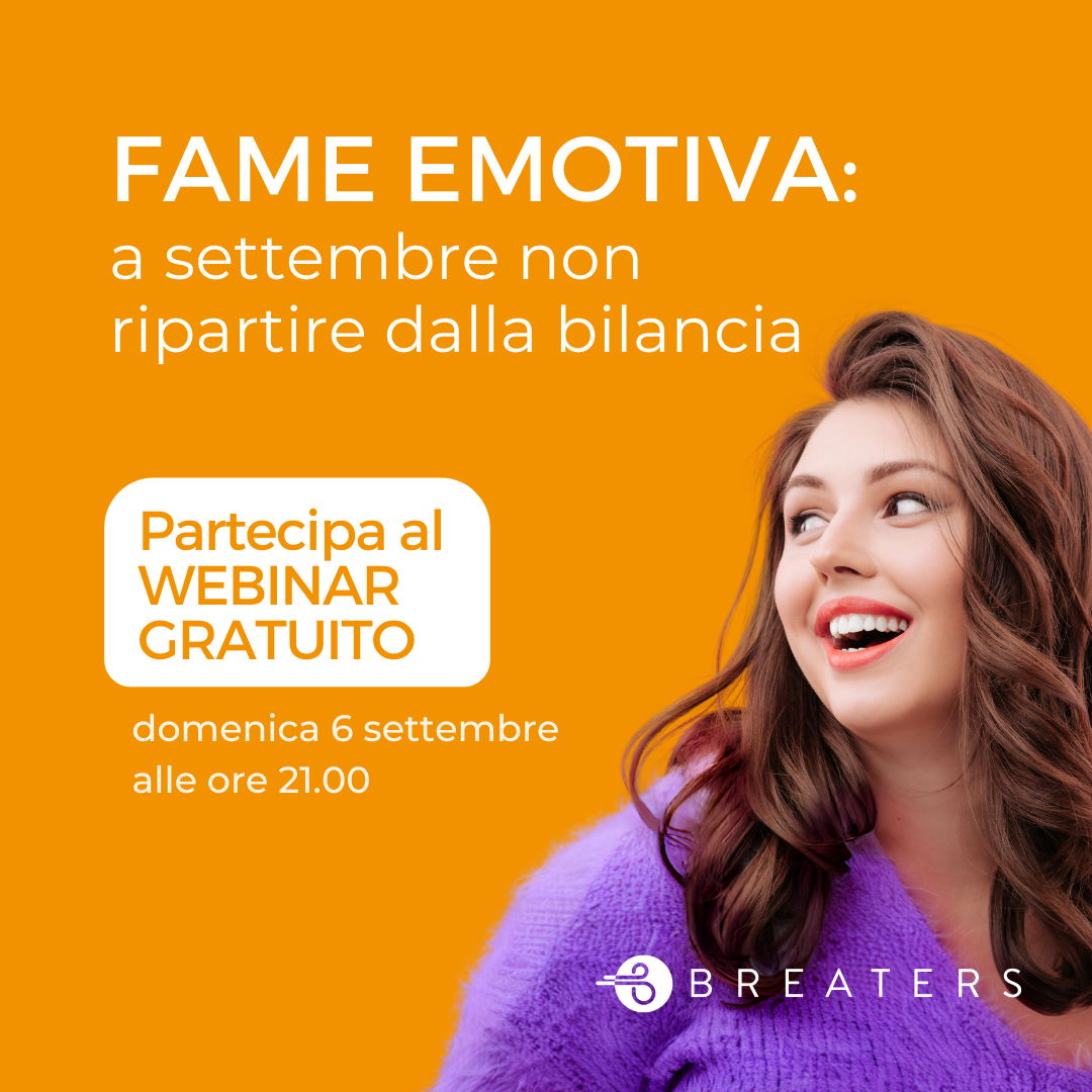 Fame emotiva: partecipa al webinar gratuito