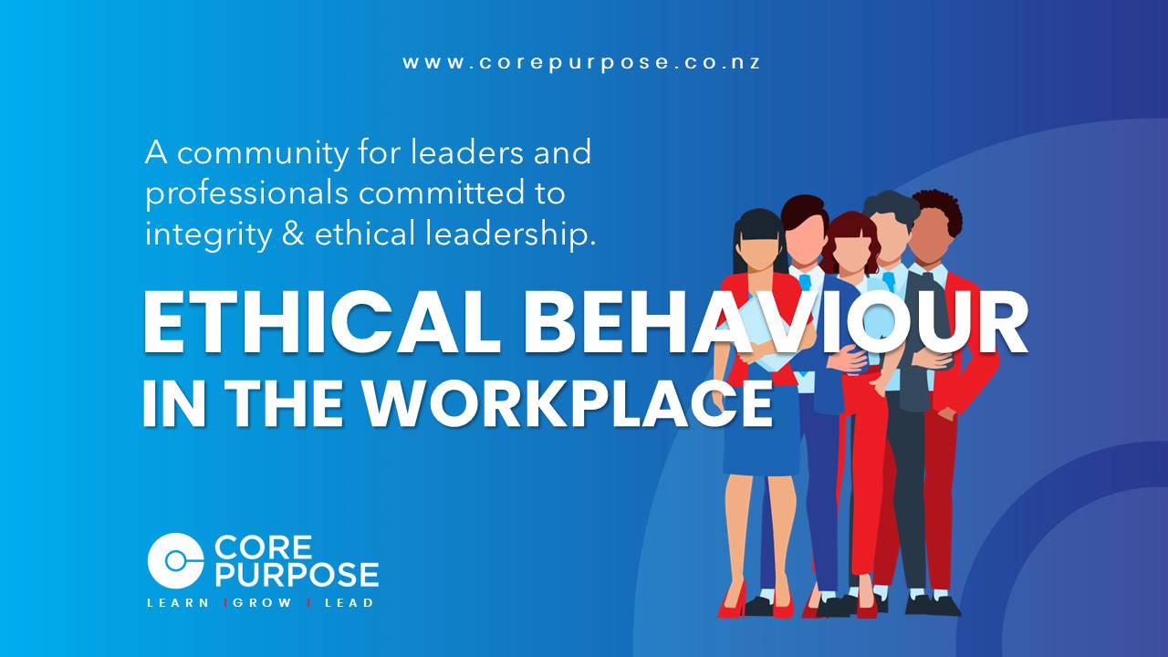 Community Behaviour Ethical Behaviour in the Workplace Community