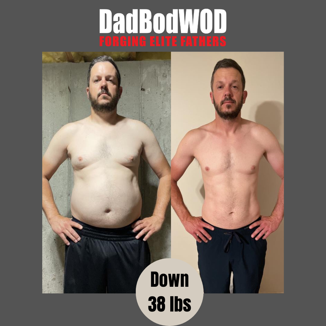 Dad Bod WOD client transformation 4