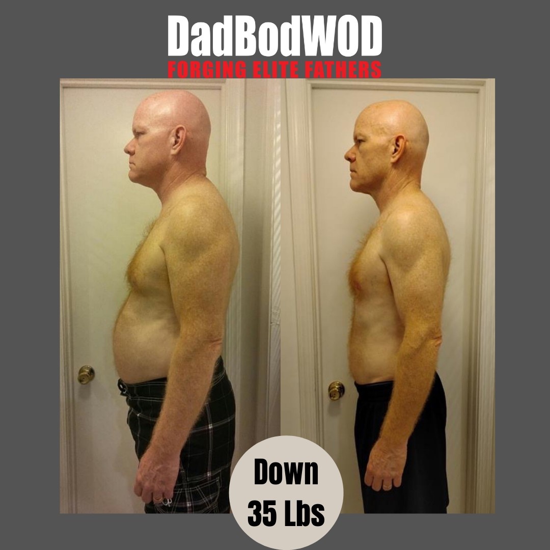 Dad Bod WOD client transformation 5