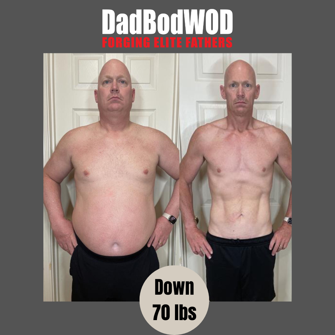 Dad Bod WOD client transformation 6
