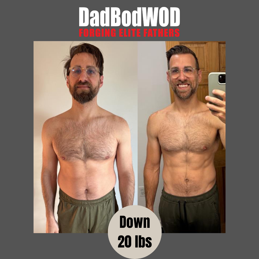 Dad Bod WOD client transformation 1