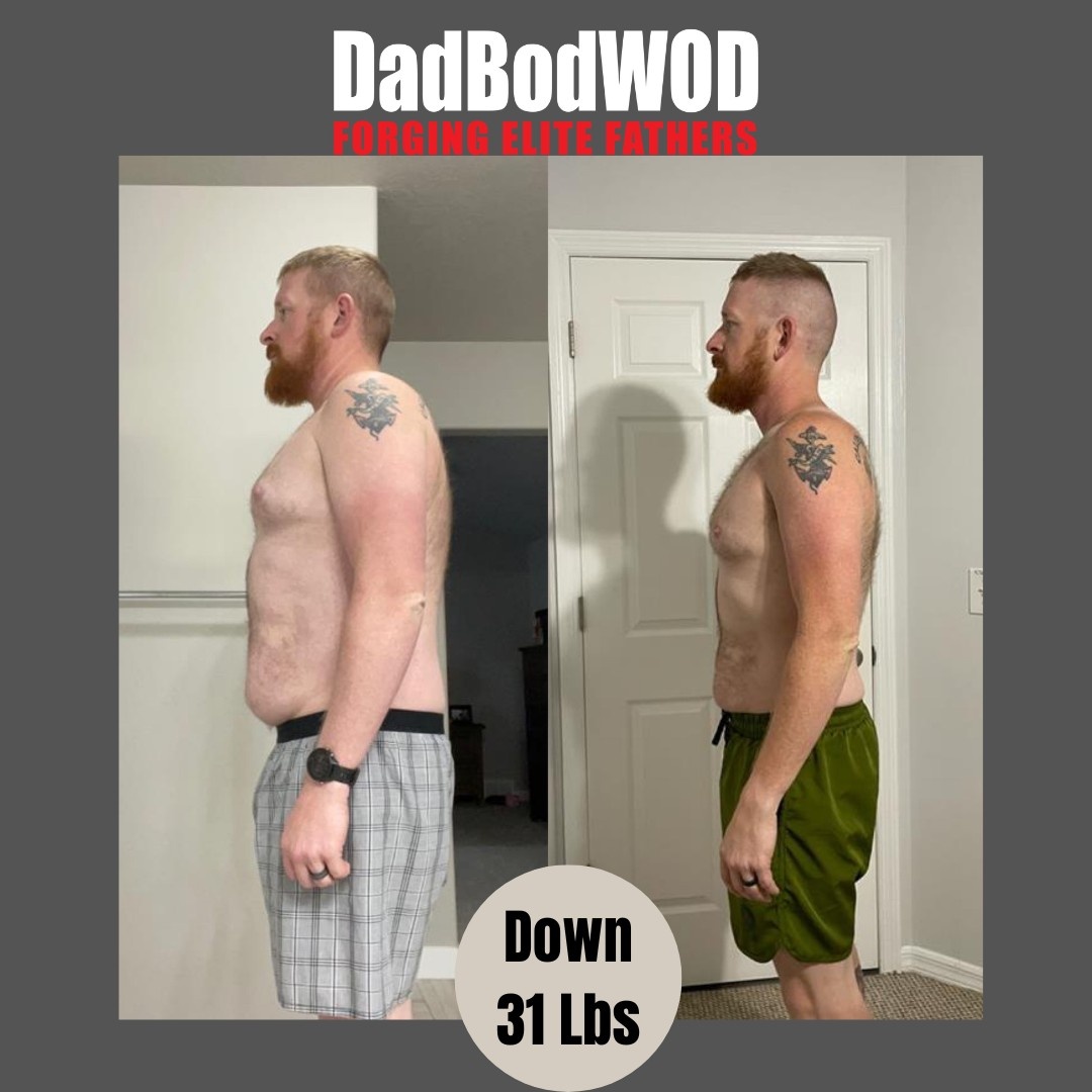 Dad Bod WOD client transformation 3