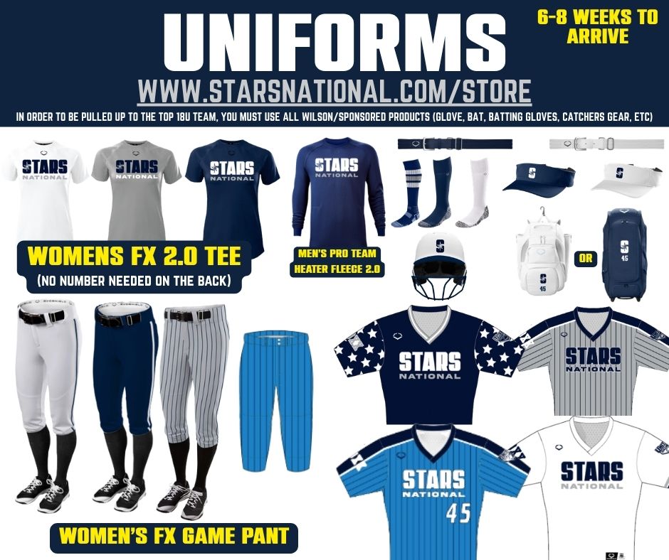 Stars National Coleman uniform lineup