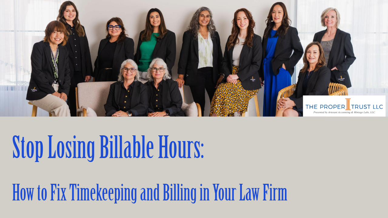 Stop Losing Billable Hours: How to Fix Timekeeping and Billing in Your Law Firm