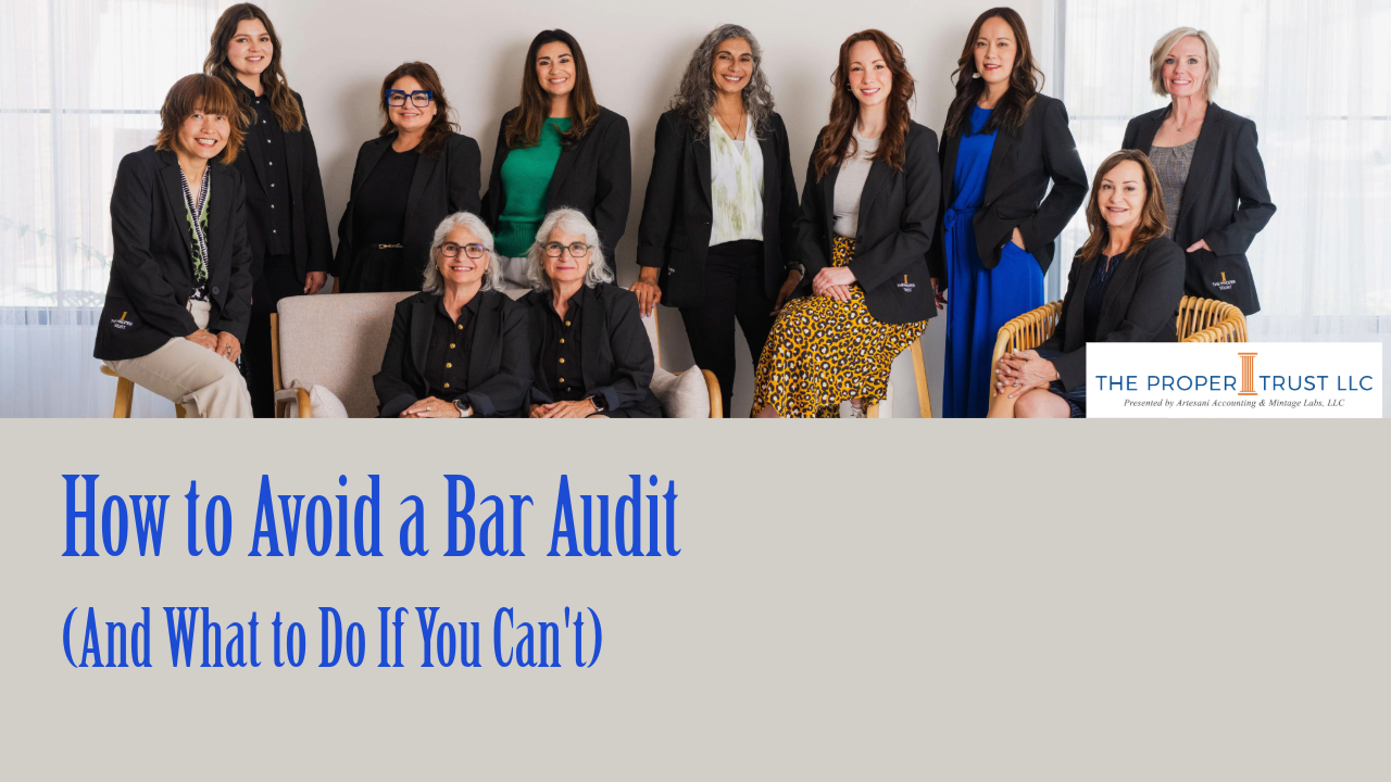 How to Avoid a Bar Audit (And What to Do If You Can't)