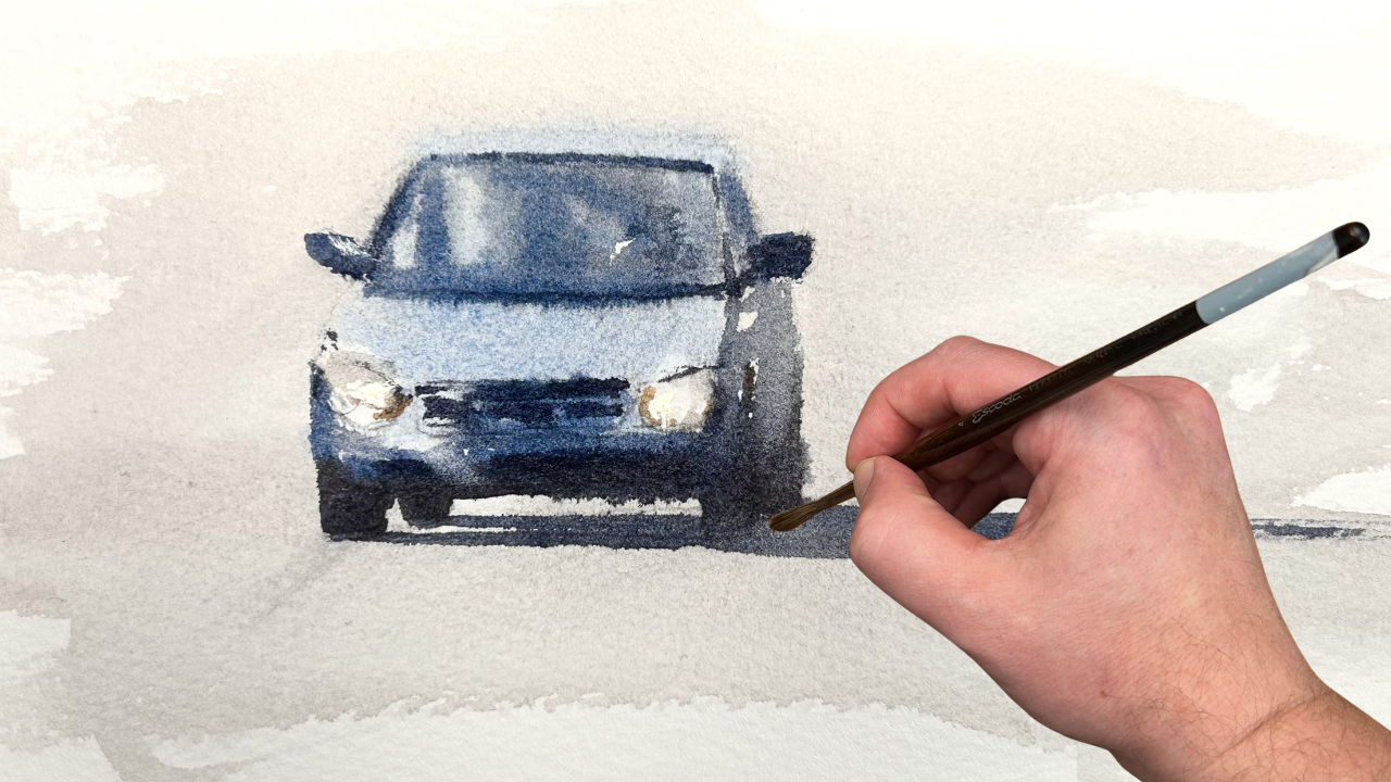 Painting Cars | Learn to Paint Watercolor