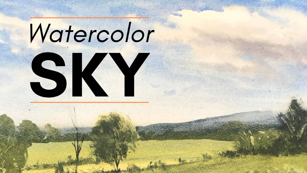 Fulllength sky tutorial Learn to Paint Watercolor