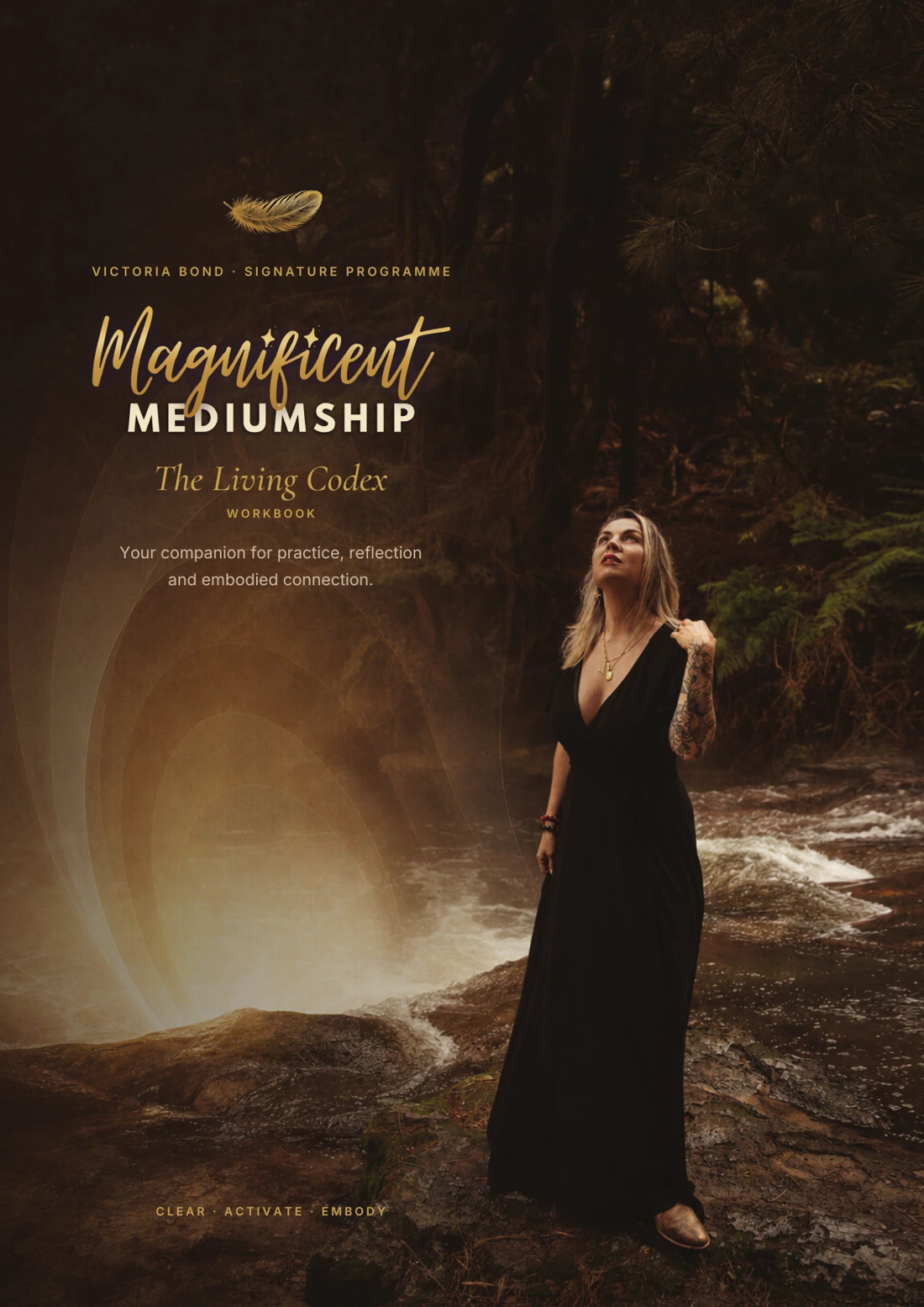 The actual Magnificent Mediumship journal and workbook cover