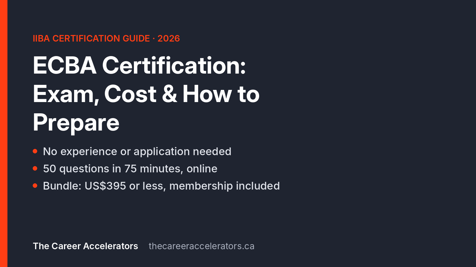 ECBA certification guide 2026: exam, cost and how to prepare
