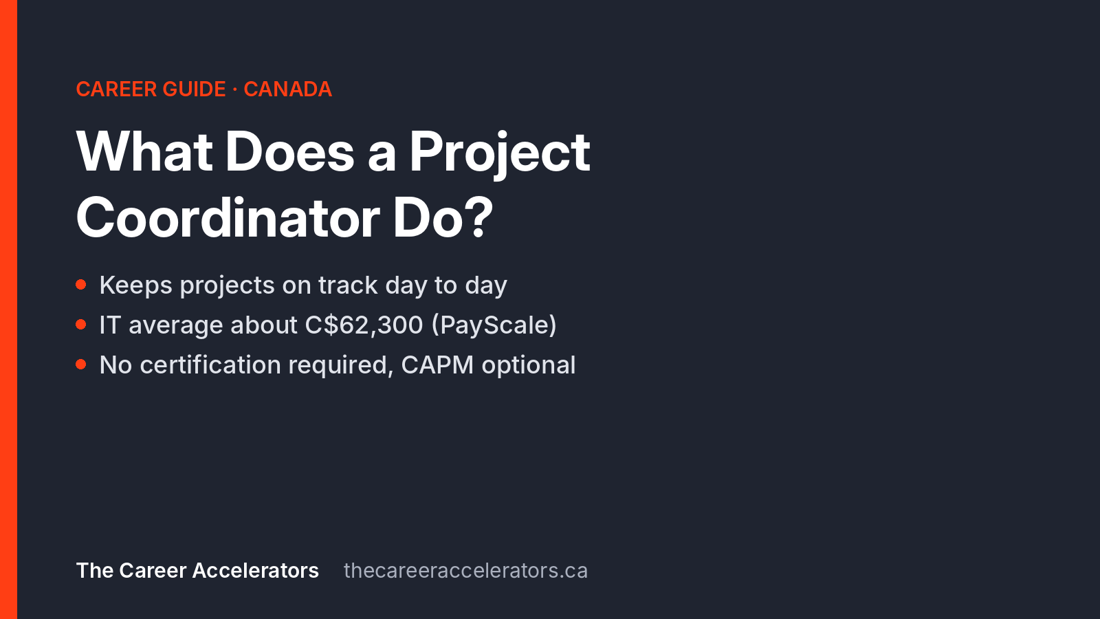 What a project coordinator does, with salary and skills in Canada