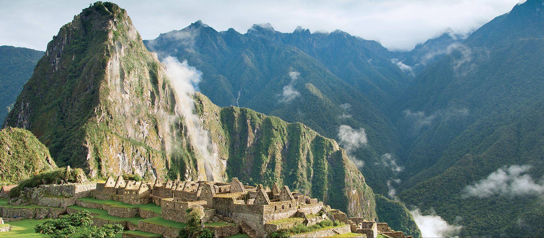 Machu Picchu in the Andes