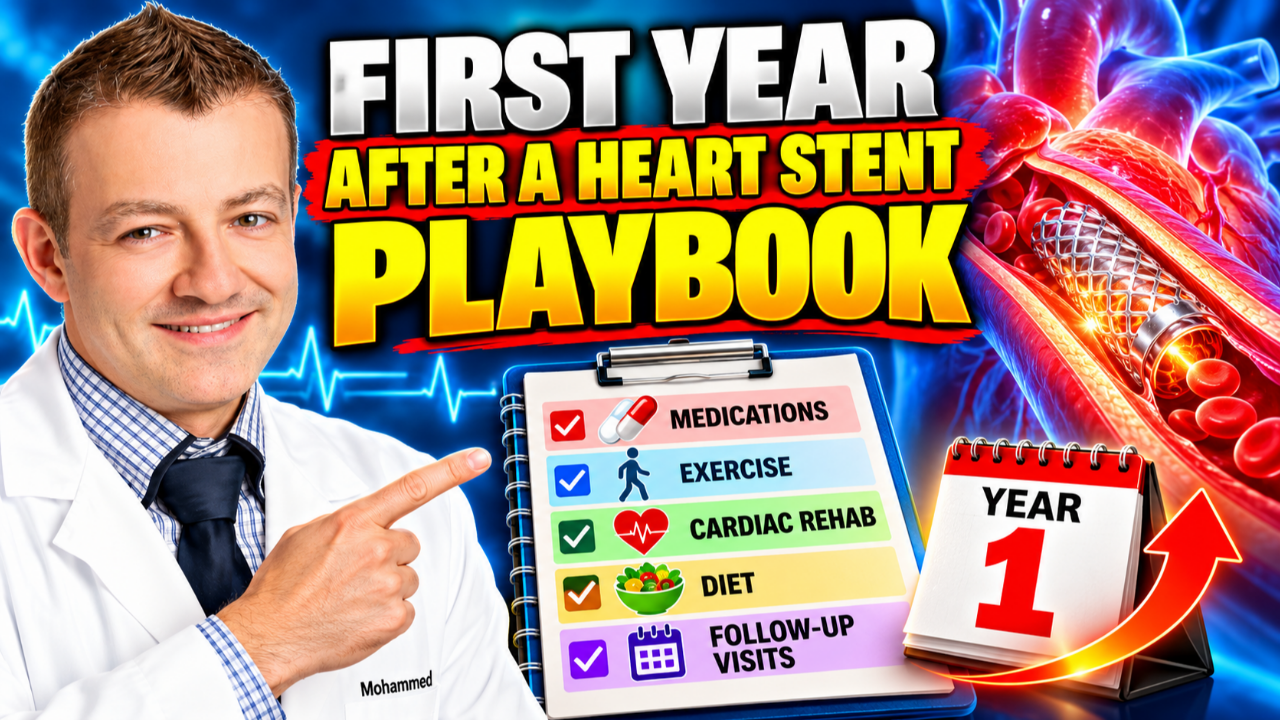first year after heart stent playbook