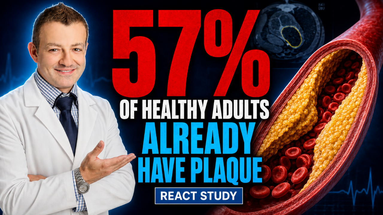 57% Healthy Adults Have Plaque REACT