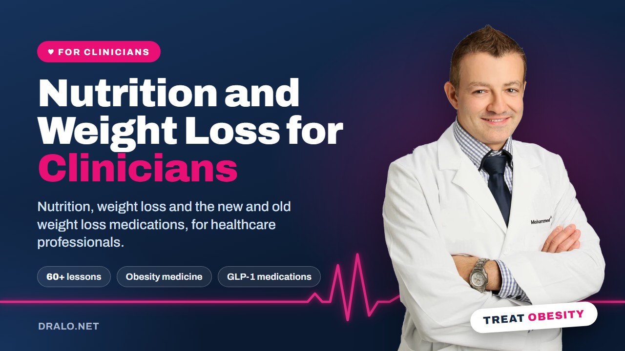 Nutrition and Weight Loss for Healthcare Professionals course cover