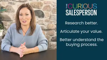 Video lesson from The Curious Salesperson course