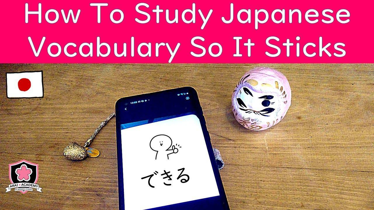 How To Study Japanese Vocabulary So It Sticks