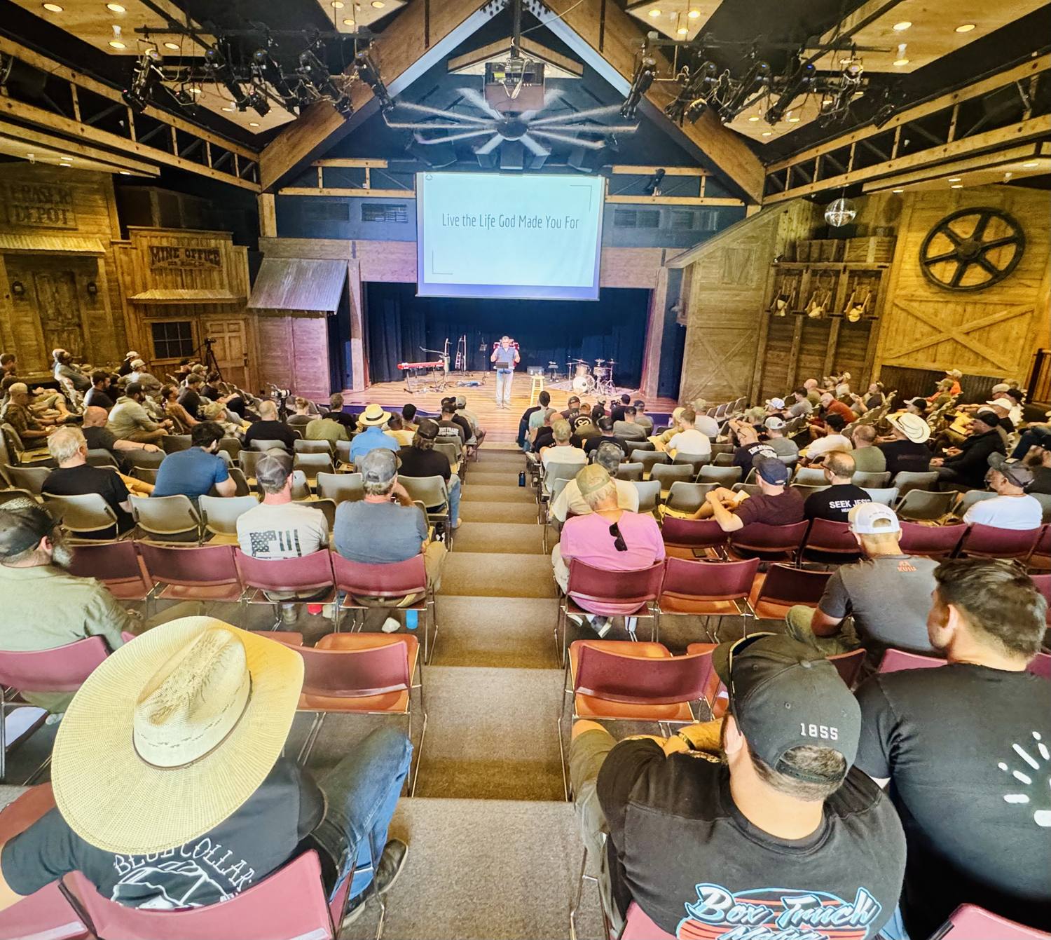 Adiel leading a winter workshop at The Herd retreat