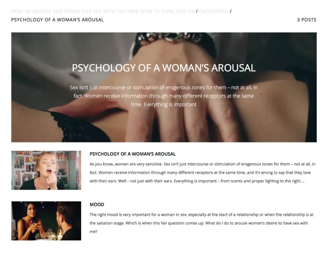 video lesson with techniques that'll arouse any man