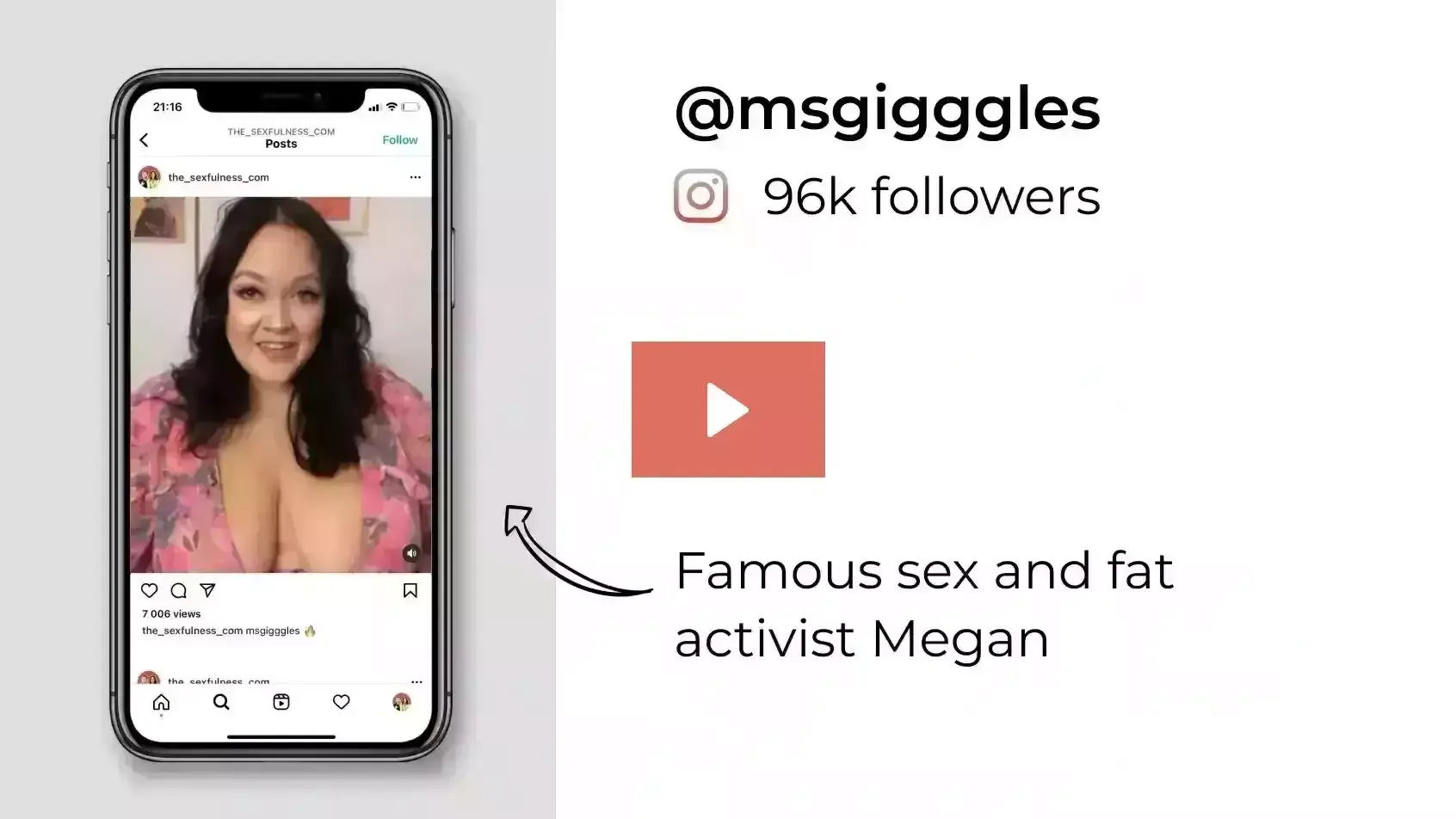 sex and fat activist's recommendation