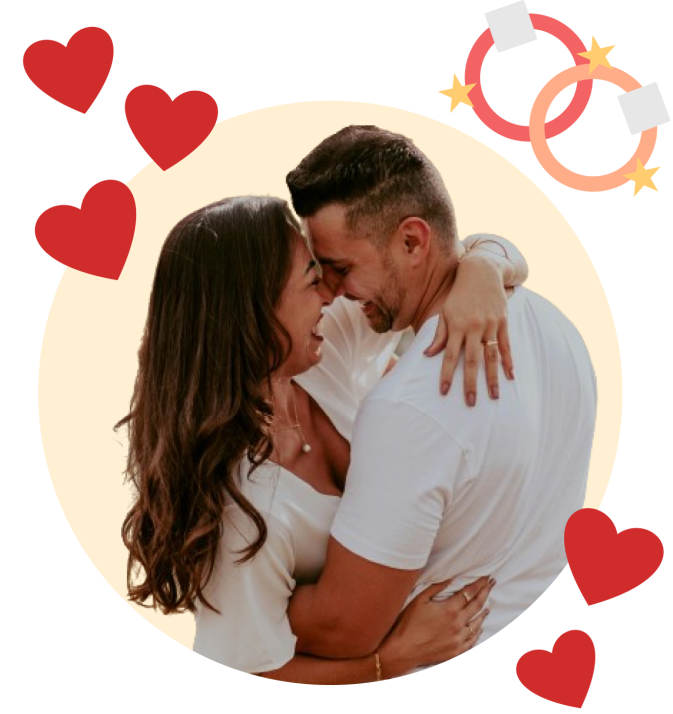 happy couple in love