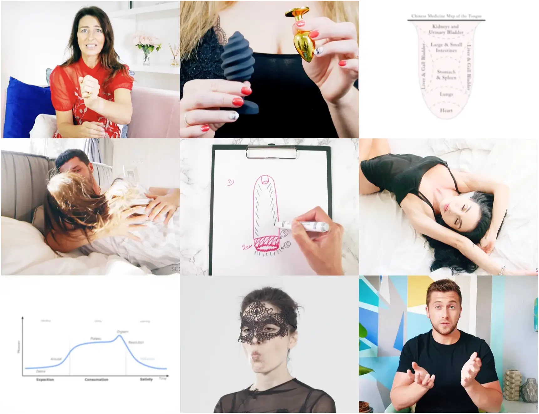 nine lessons from sex video courses