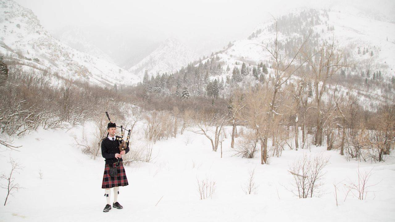 Going Home Bagpipe Master