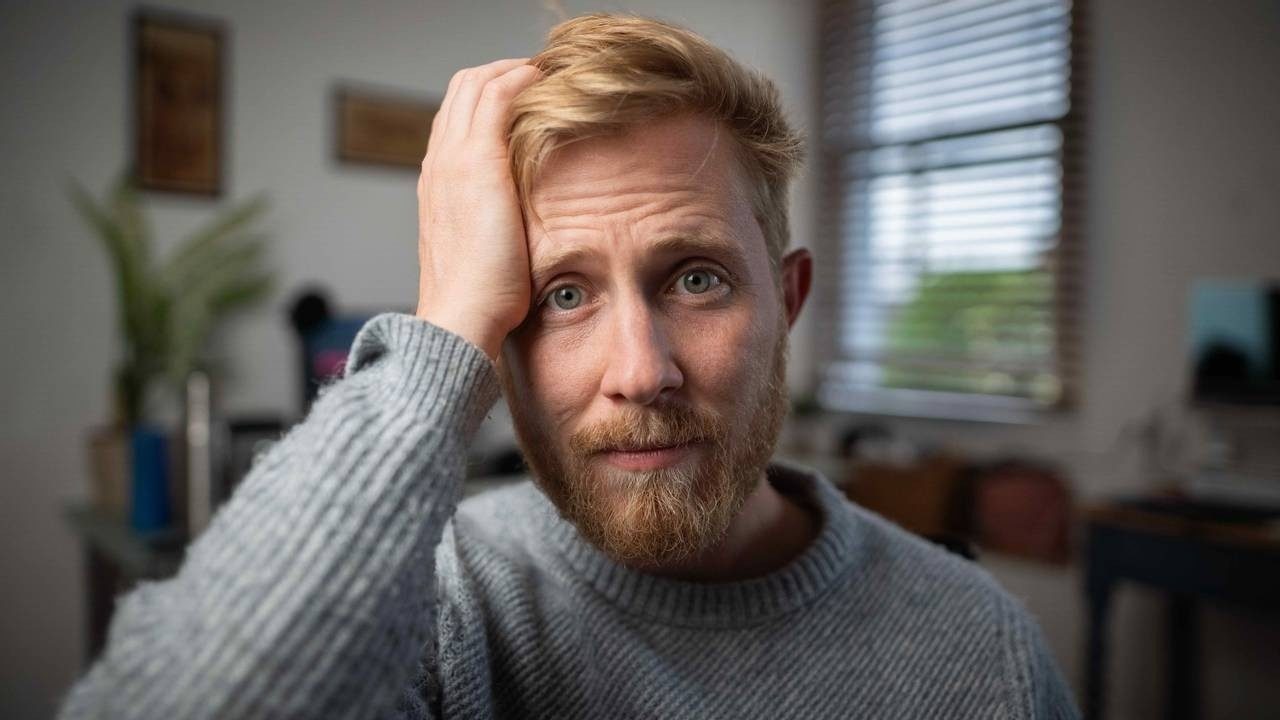 Filmmaker struggling with failure and self-doubt
