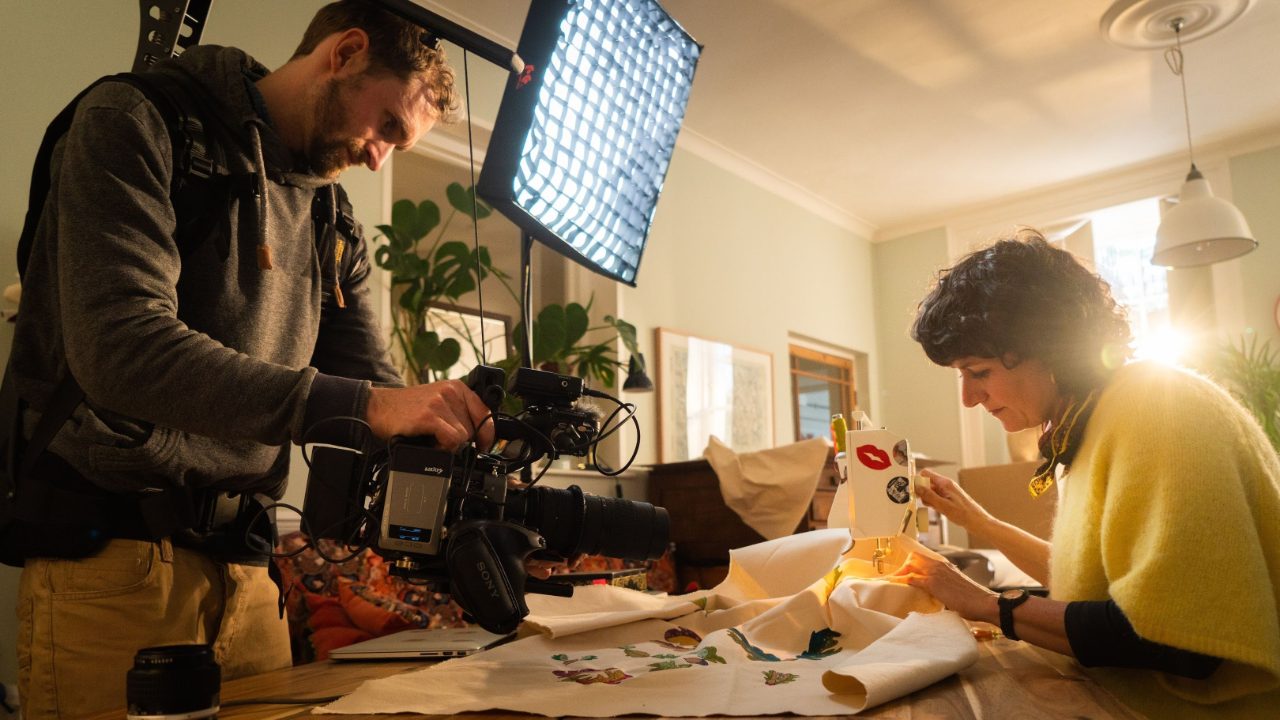 Cinematic lighting setup for beginner filmmakers on a documentary shoot