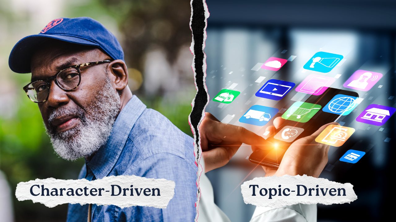 Character-driven vs topic-driven documentary storytelling approaches