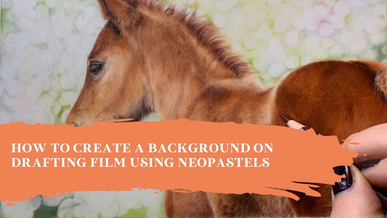 How to Create a Background on Drafting Film Using Neopastels