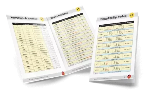 German verb lists learn German online course