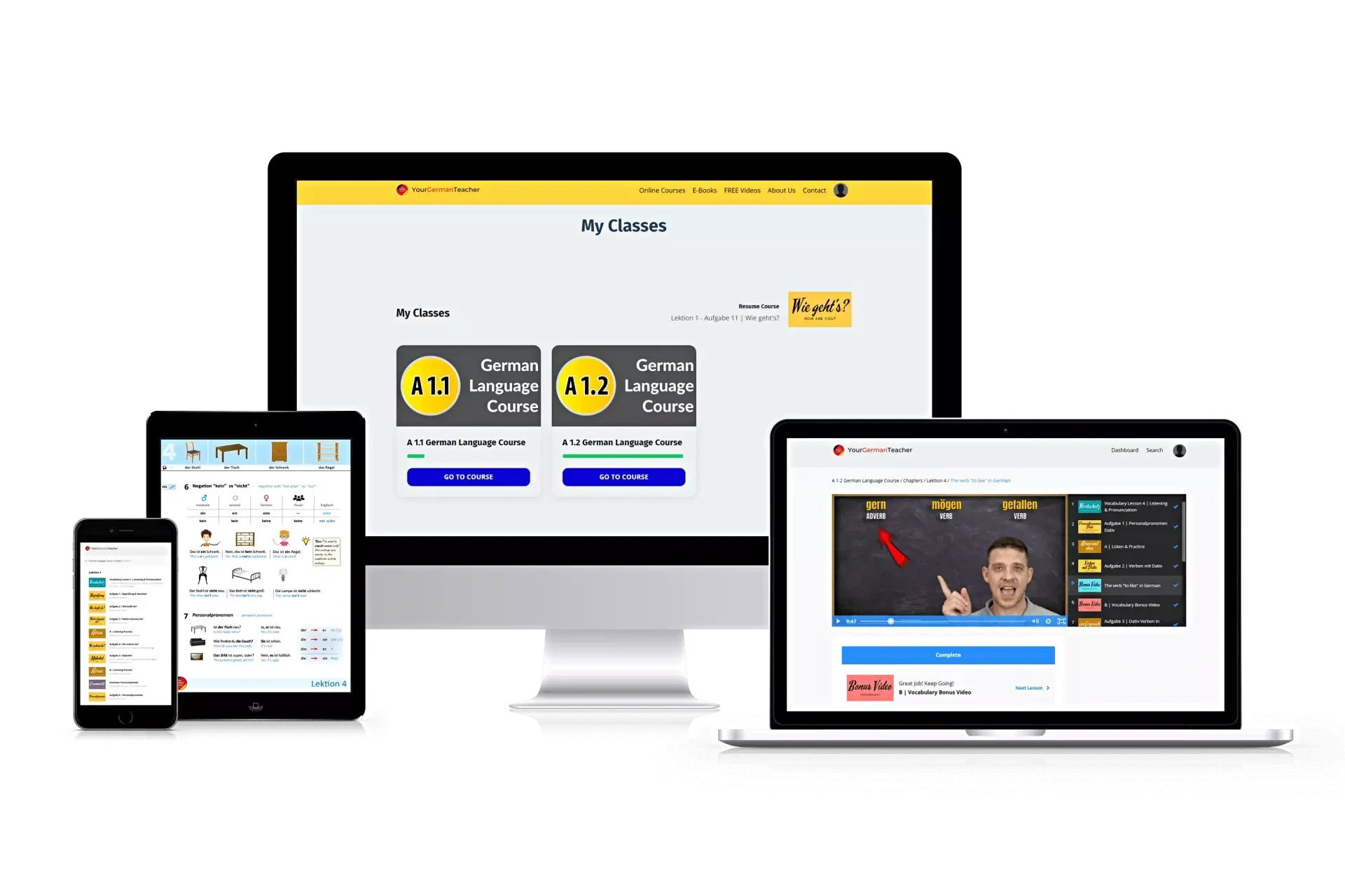 German A1 Online Course