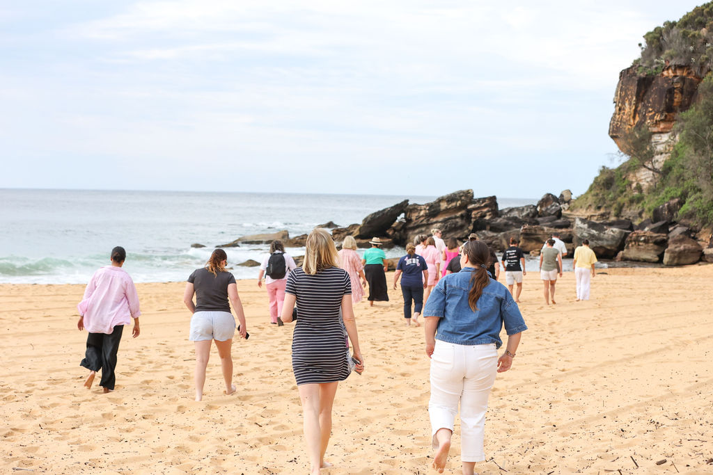 The beach and ocean at Killcare, where the CAFS Conference is held