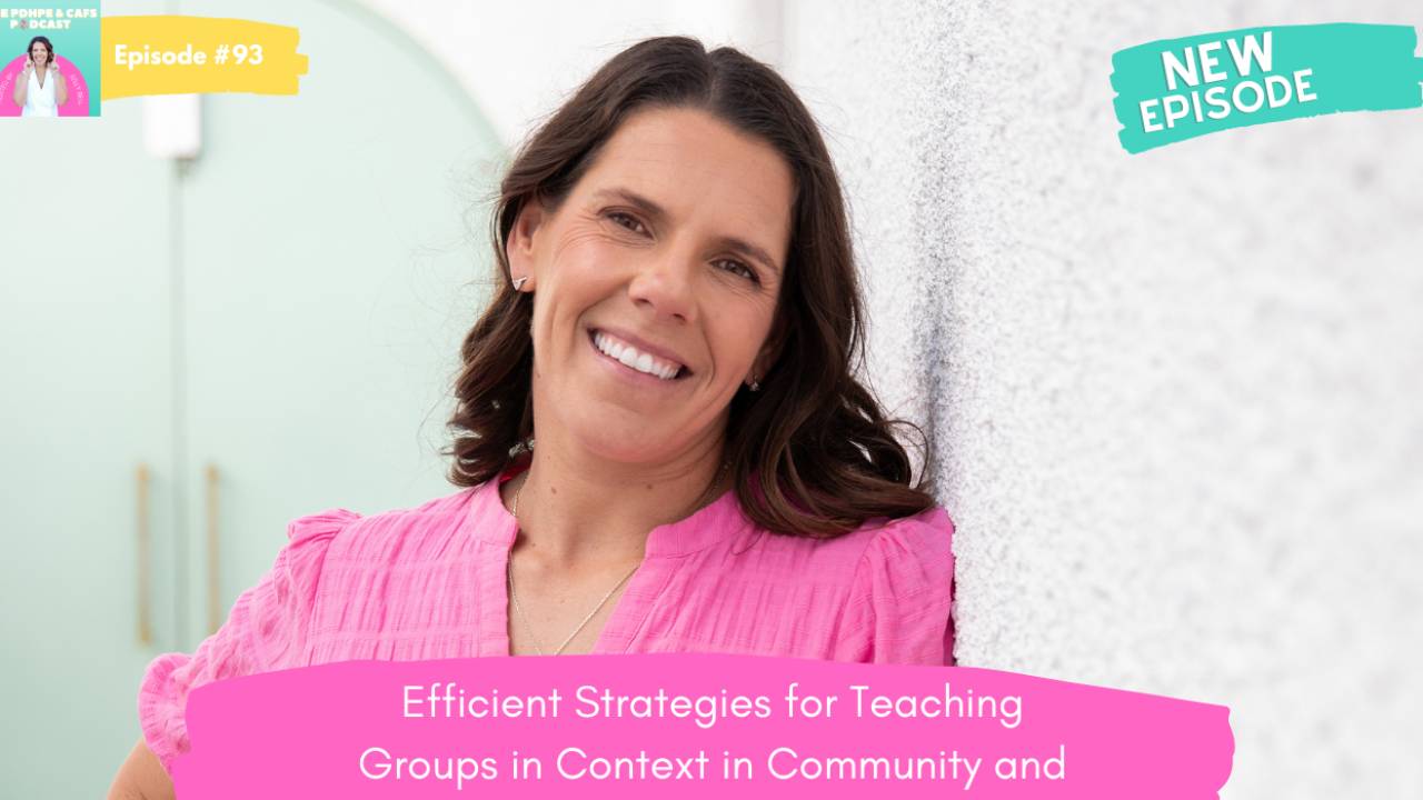 Efficient Strategies for Teaching Groups in Context in CAFS
