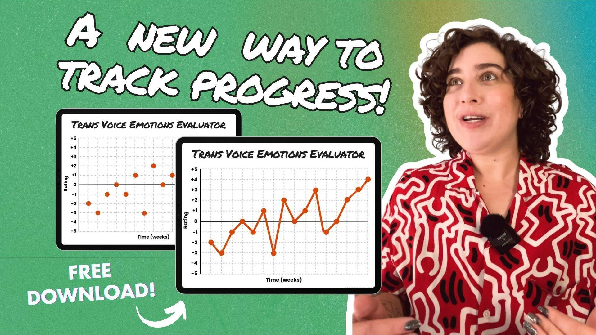 Blog header for a free downloadable tracker for your trans voice practice