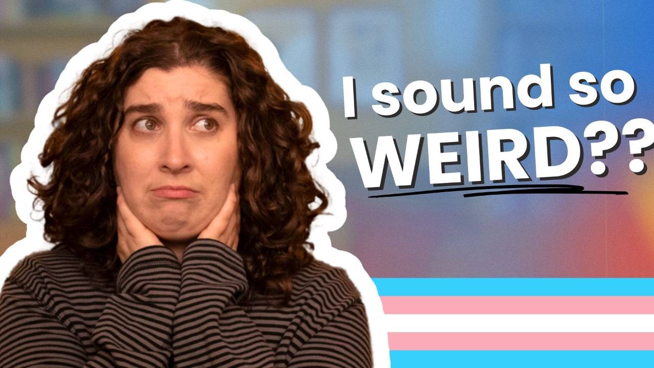 Blog header for Why Does My New Voice Feel Fake? on why a new trans voice can feel strange at first