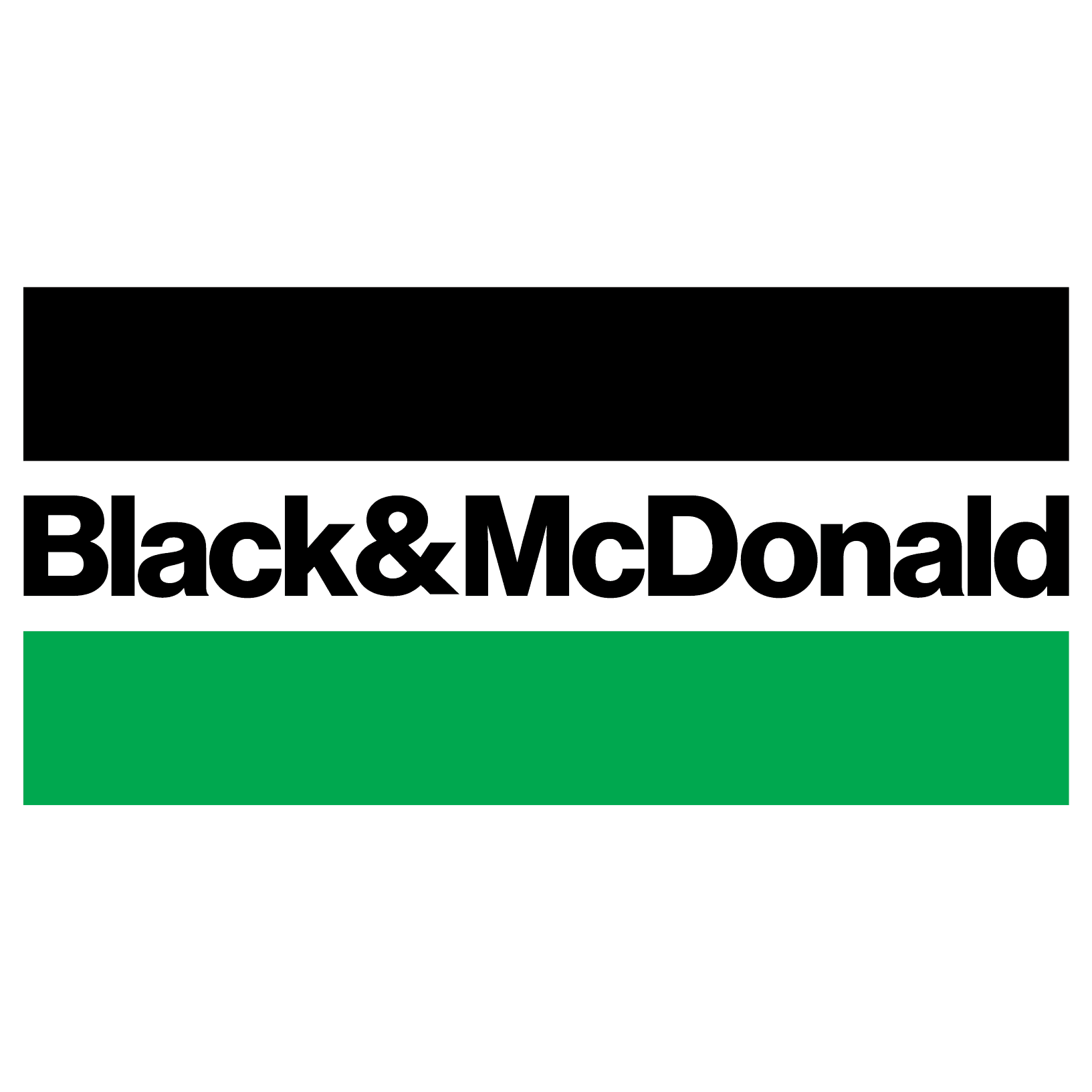 Black and McDonald logo