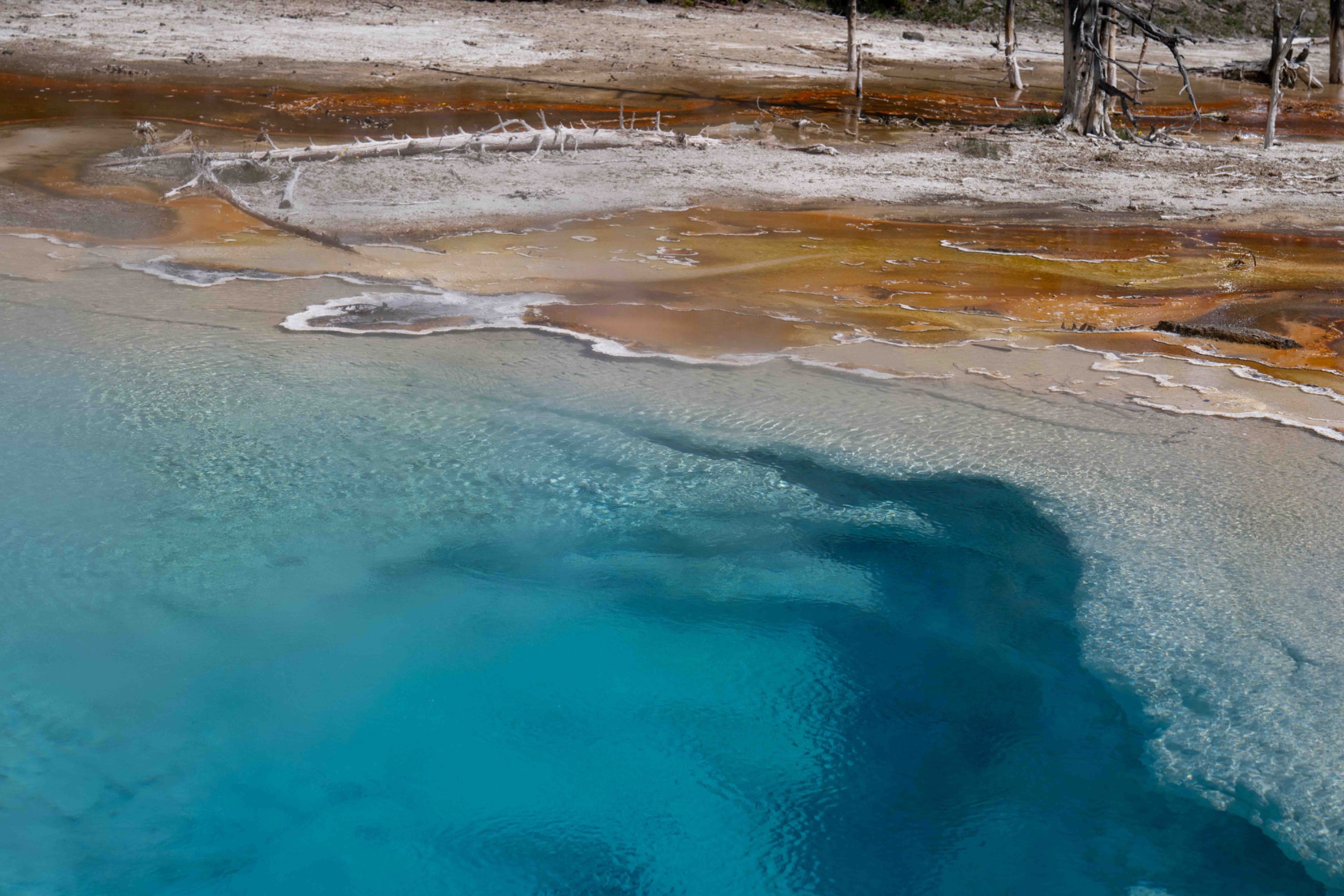 Klares, leuchtendes Wasser