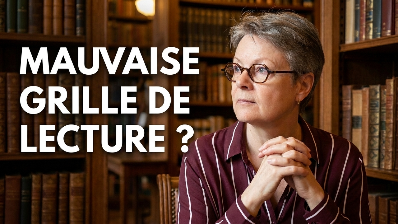 Viviane devant une bibliothèque pour illustrer le changement de grille de lecture lié à l'autisme, au TDAH et au HPI
