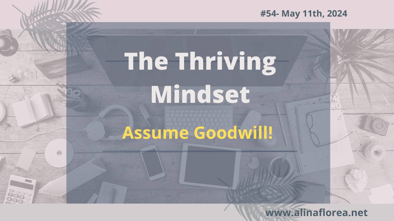Assume Goodwill!