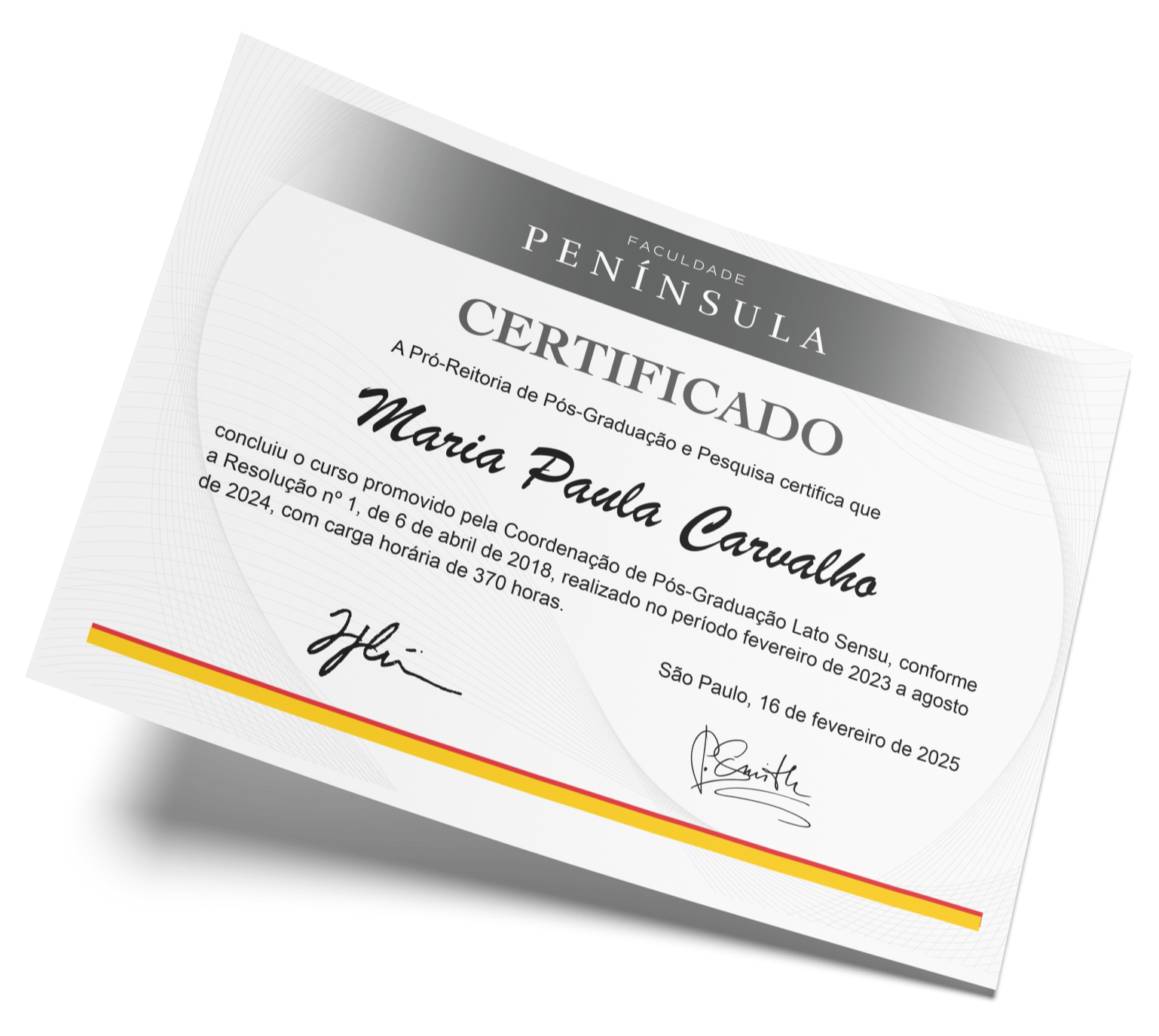 certificado emitido pela PUC Goiás