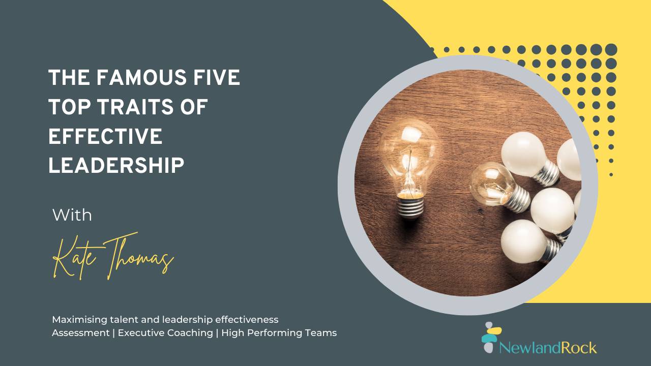 The famous five top traits of effective leadership