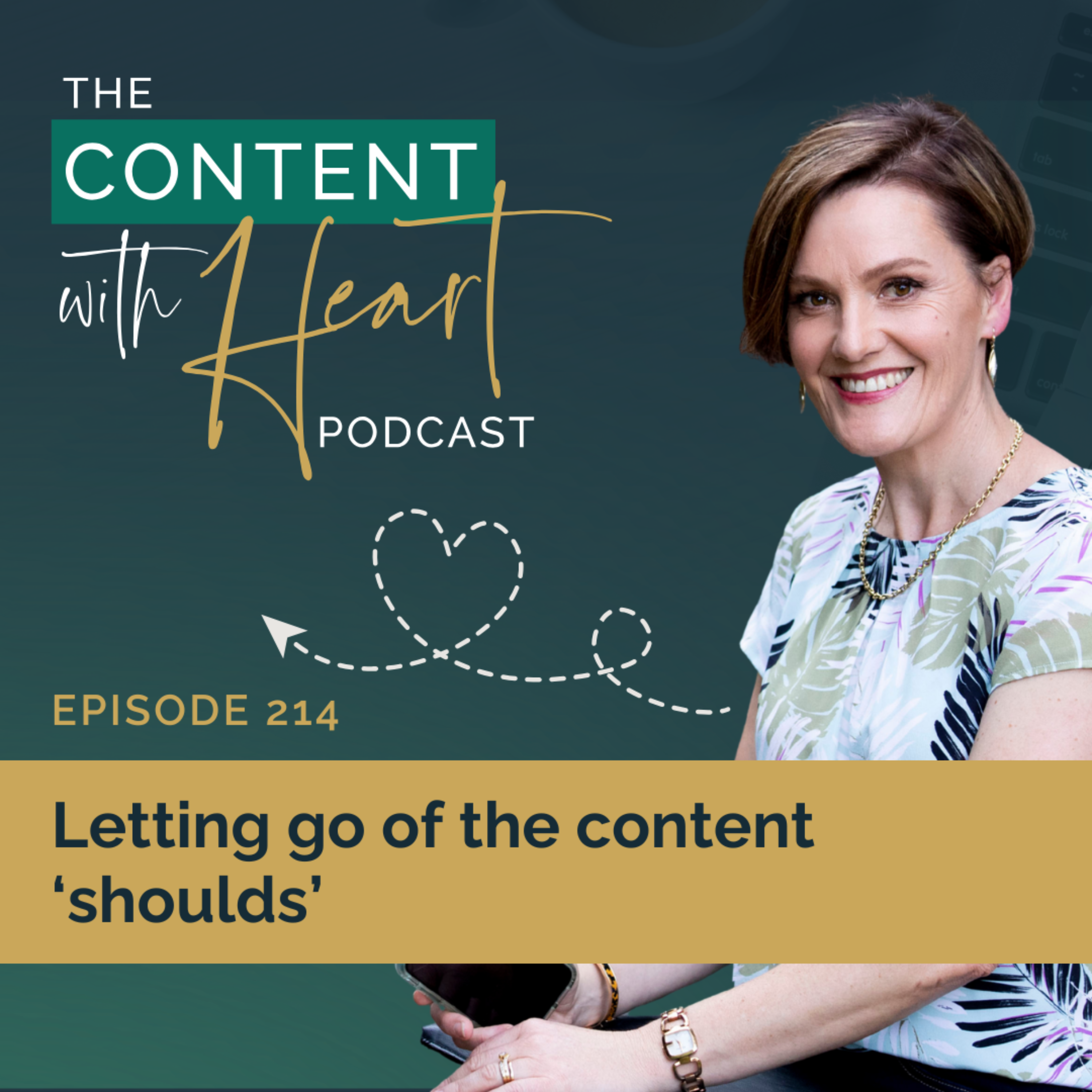 Letting go of the content ‘shoulds’ episode artwork