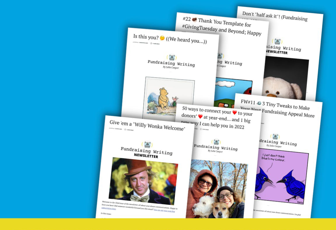 Fundraising Writing Newsletter