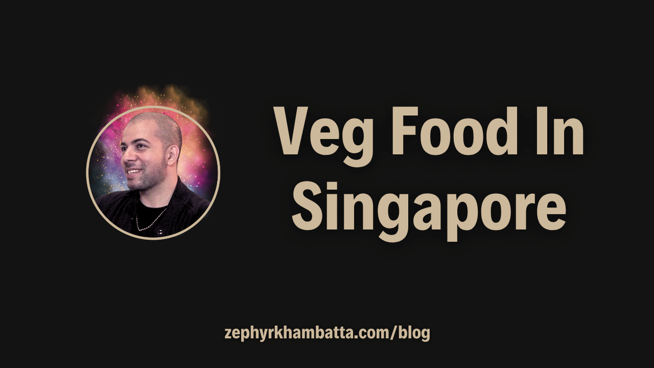 Simple vegetarian food at Green on Earth Vegetarian Cafe at The Rail Mall in Singapore