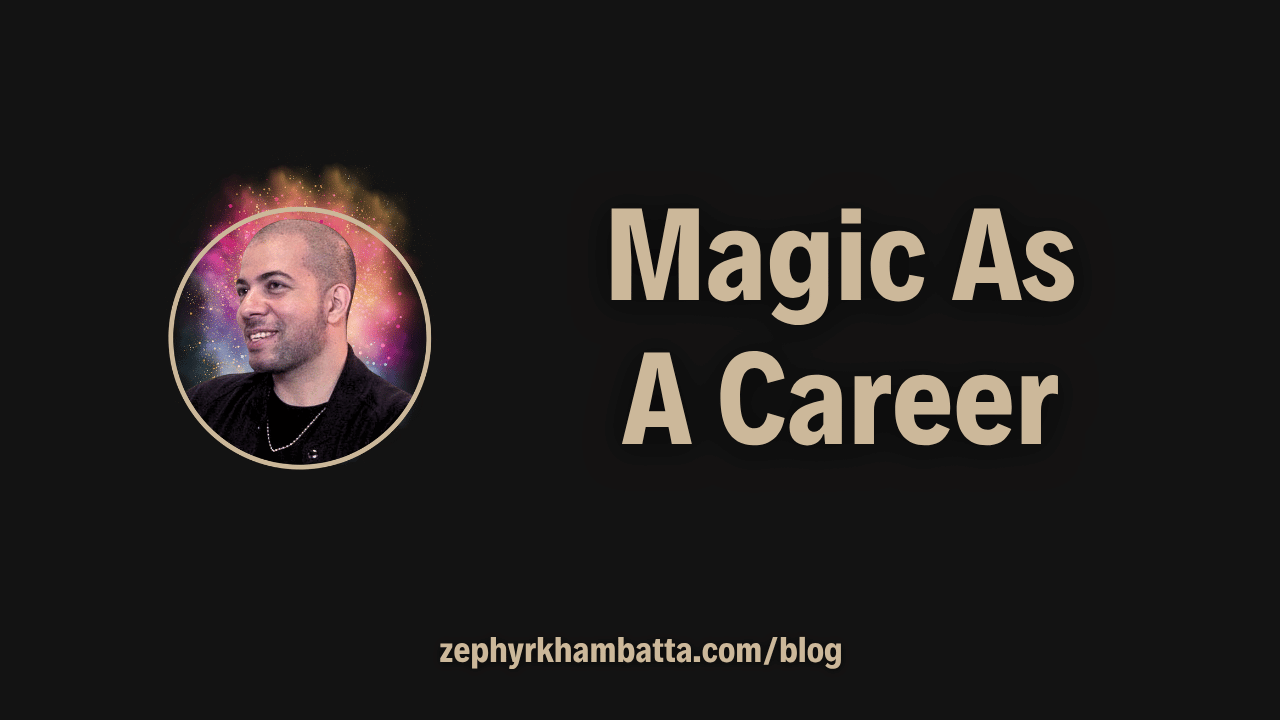 Zephyr Khambatta interviews award-winning magician Zenia Bhumgara about professional magic, mentalism and her career on stage.