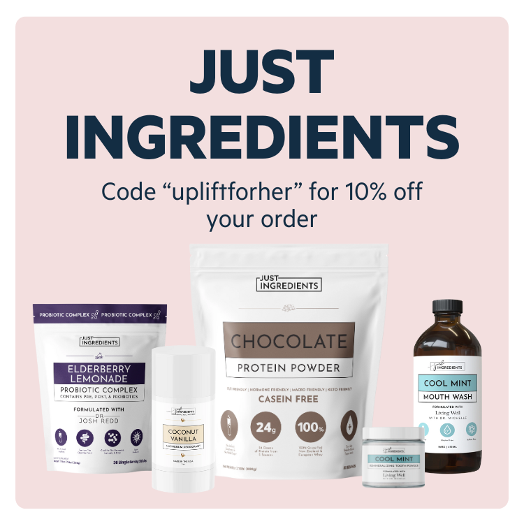 UFH Just Ingredients discount link and code button