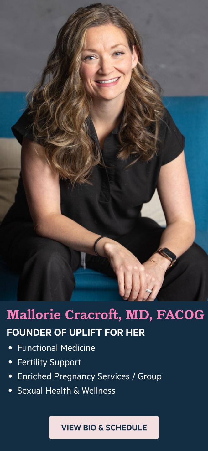 Dr Mallorie Cracroft, OB/Gyn and Integrative Women's Health Specialist